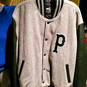 Custom made varsity style jacket